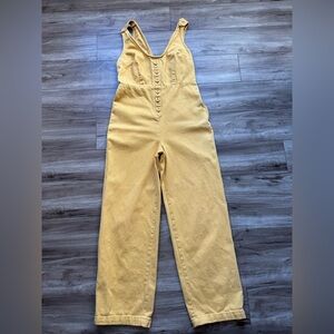 Urban Outfitters Leighton Yellow Jumpsuit Women’s Size SP cotton Pants Romper